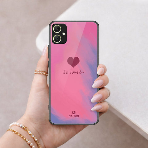 Samsung Galaxy A06 Cover - Onation Heart Series - HQ Ultra Shine Premium Infinity Glass Soft Silicon Borders Case