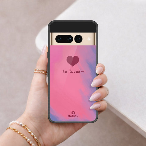Google Pixel 7 Pro Cover - Onation Heart Series - HQ Ultra Shine Premium Infinity Glass Soft Silicon Borders Case