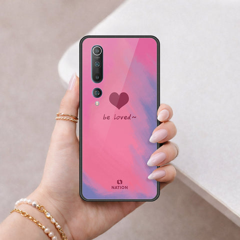 Xiaomi Mi 10 Cover - Onation Heart Series - HQ Ultra Shine Premium Infinity Glass Soft Silicon Borders Case