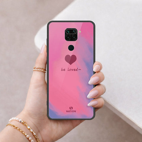 Xiaomi Redmi Note 9 Cover - Onation Heart Series - HQ Ultra Shine Premium Infinity Glass Soft Silicon Borders Case