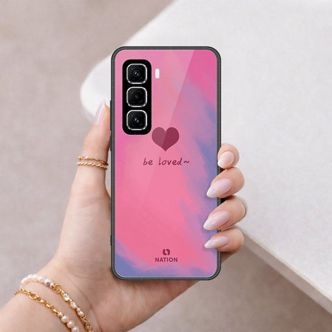 Infinix Hot 60 Pro Plus Cover - Onation Heart Series - HQ Ultra Shine Premium Infinity Glass Soft Silicon Borders Case