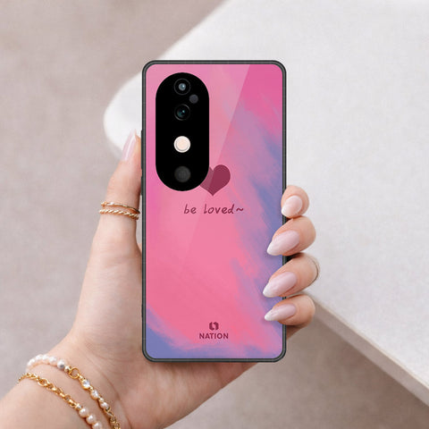 Vivo S19 Pro Cover - Onation Heart Series - HQ Ultra Shine Premium Infinity Glass Soft Silicon Borders Case