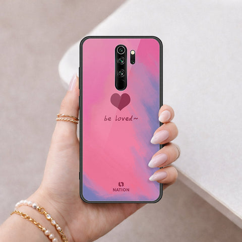 Xiaomi Redmi Note 8 Pro Cover - Onation Heart Series - HQ Ultra Shine Premium Infinity Glass Soft Silicon Borders Case