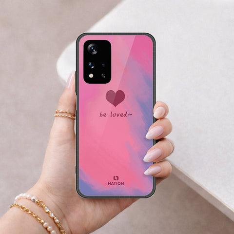 Xiaomi Redmi Note 11 5G Cover - Onation Heart Series - HQ Ultra Shine Premium Infinity Glass Soft Silicon Borders Case