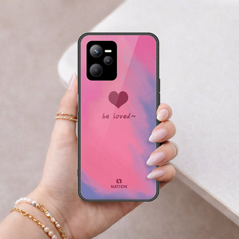 Realme Narzo 50A Prime Cover - Onation Heart Series - HQ Ultra Shine Premium Infinity Glass Soft Silicon Borders Case