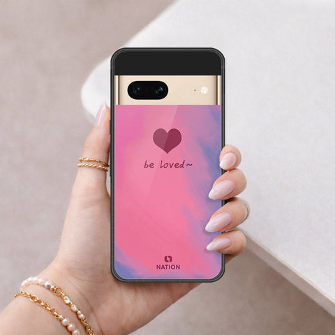 Google Pixel 7 Cover - Onation Heart Series - HQ Ultra Shine Premium Infinity Glass Soft Silicon Borders Case