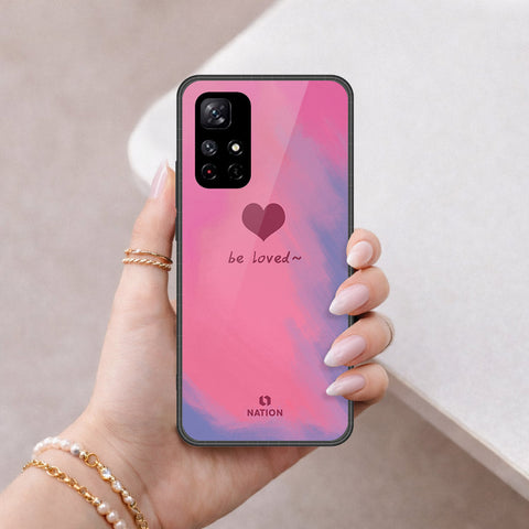 Xiaomi Redmi Note 11S 5G Cover - Onation Heart Series - HQ Ultra Shine Premium Infinity Glass Soft Silicon Borders Case