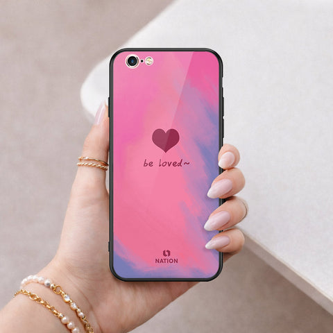 iPhone 6S / 6 Cover - Onation Heart Series - HQ Ultra Shine Premium Infinity Glass Soft Silicon Borders Case