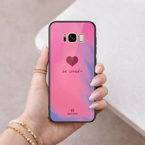 Samsung Galaxy S8 Plus Cover - Onation Heart Series - HQ Ultra Shine Premium Infinity Glass Soft Silicon Borders Case
