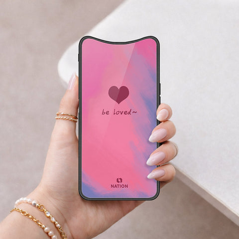 Oppo Find X Cover - Onation Heart Series - HQ Ultra Shine Premium Infinity Glass Soft Silicon Borders Case