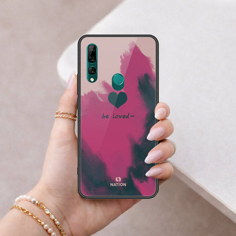 Huawei Y9 Prime 2019 Cover - Onation Heart Series - HQ Ultra Shine Premium Infinity Glass Soft Silicon Borders Case