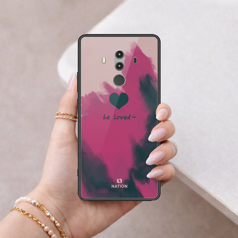 Huawei Mate 10 Pro Cover - Onation Heart Series - HQ Ultra Shine Premium Infinity Glass Soft Silicon Borders Case