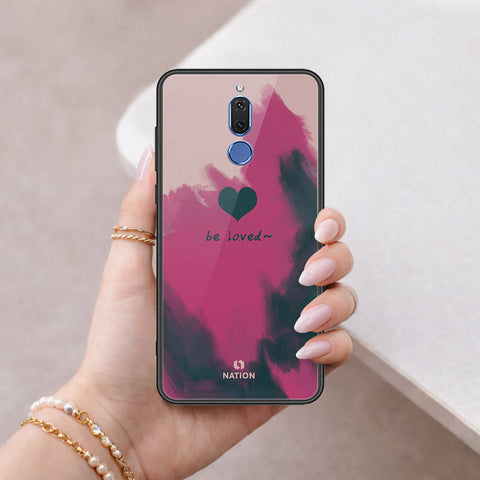Huawei Mate 10 Lite Cover - Onation Heart Series - HQ Ultra Shine Premium Infinity Glass Soft Silicon Borders Case