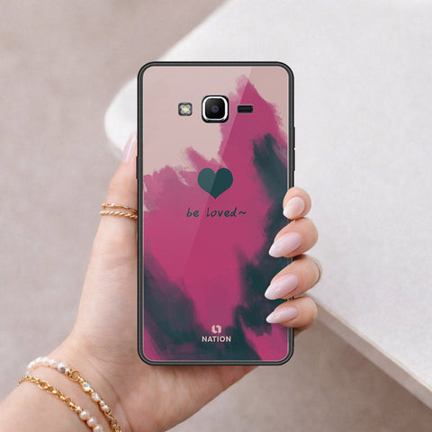 Samsung Galaxy Grand Prime Cover - Onation Heart Series - HQ Ultra Shine Premium Infinity Glass Soft Silicon Borders Case