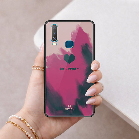 Vivo Y15 Cover - Onation Heart Series - HQ Ultra Shine Premium Infinity Glass Soft Silicon Borders Case