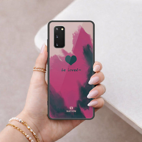 Samsung Galaxy S20 Plus Cover - Onation Heart Series - HQ Ultra Shine Premium Infinity Glass Soft Silicon Borders Case