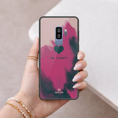 Samsung Galaxy S9 Plus Cover - Onation Heart Series - HQ Ultra Shine Premium Infinity Glass Soft Silicon Borders Case