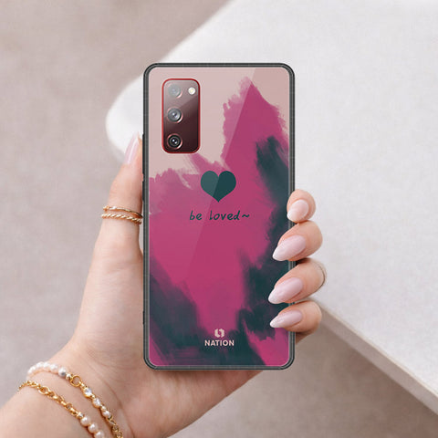 Samsung Galaxy S20 FE Cover - Onation Heart Series - HQ Ultra Shine Premium Infinity Glass Soft Silicon Borders Case