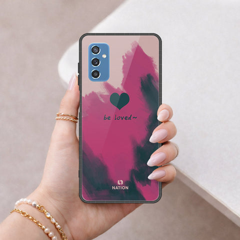 Samsung Galaxy M52 5G Cover - Onation Heart Series - HQ Ultra Shine Premium Infinity Glass Soft Silicon Borders Case