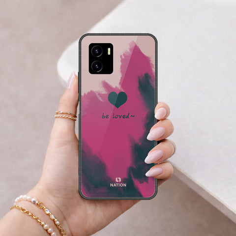 Vivo Y01 Cover - Onation Heart Series - HQ Ultra Shine Premium Infinity Glass Soft Silicon Borders Case