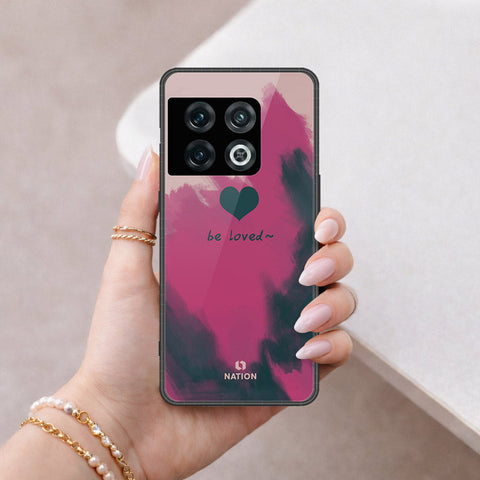OnePlus 10 Pro Cover - Onation Heart Series - HQ Ultra Shine Premium Infinity Glass Soft Silicon Borders Case