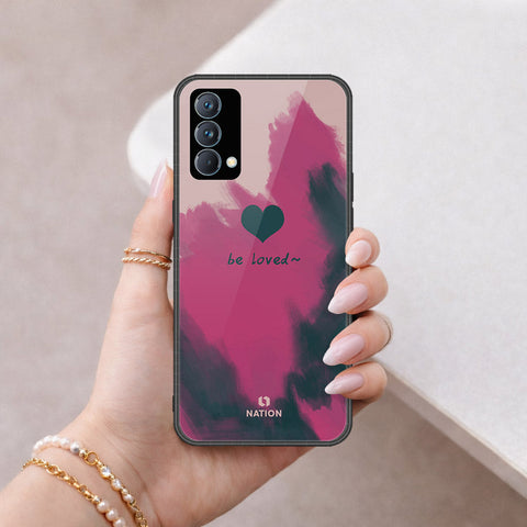 Realme GT Master Cover - Onation Heart Series - HQ Ultra Shine Premium Infinity Glass Soft Silicon Borders Case