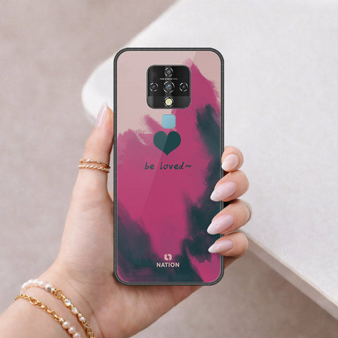 Tecno Camon 16 Cover - Onation Heart Series - HQ Ultra Shine Premium Infinity Glass Soft Silicon Borders Case