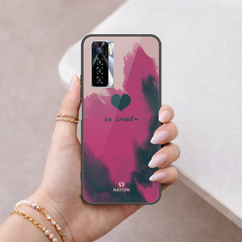 Tecno Camon 17 Pro Cover - Onation Heart Series - HQ Ultra Shine Premium Infinity Glass Soft Silicon Borders Case