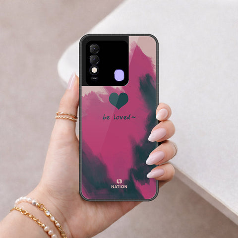 Tecno Spark 8 Cover - Onation Heart Series - HQ Ultra Shine Premium Infinity Glass Soft Silicon Borders Case