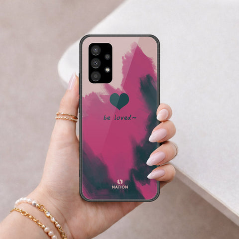 Samsung Galaxy A33 5G Cover - Onation Heart Series - HQ Ultra Shine Premium Infinity Glass Soft Silicon Borders Case