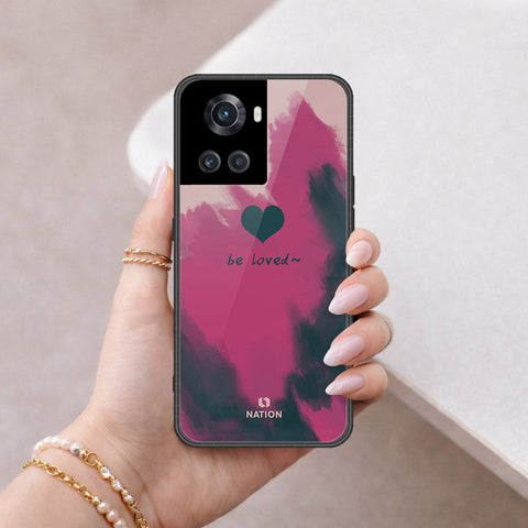 OnePlus 10R Cover - Onation Heart Series - HQ Ultra Shine Premium Infinity Glass Soft Silicon Borders Case