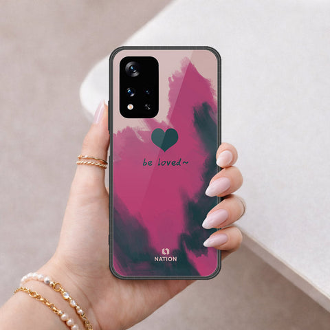 Xiaomi Poco M4 Pro 5G Cover - Onation Heart Series - HQ Ultra Shine Premium Infinity Glass Soft Silicon Borders Case