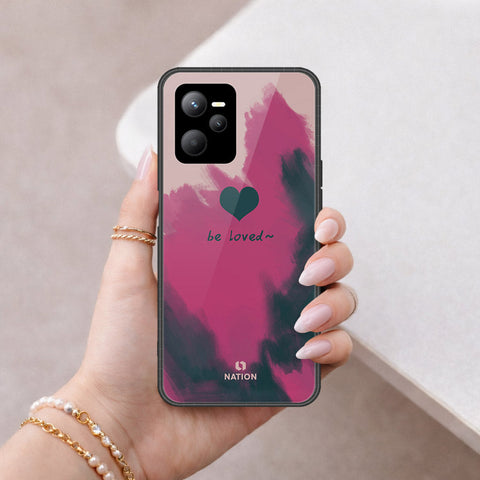 Realme 9 Pro Cover - Onation Heart Series - HQ Ultra Shine Premium Infinity Glass Soft Silicon Borders Case