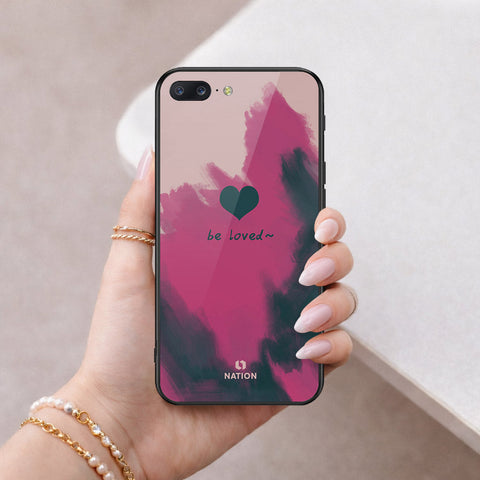 OnePlus 5 Cover - Onation Heart Series - HQ Ultra Shine Premium Infinity Glass Soft Silicon Borders Case