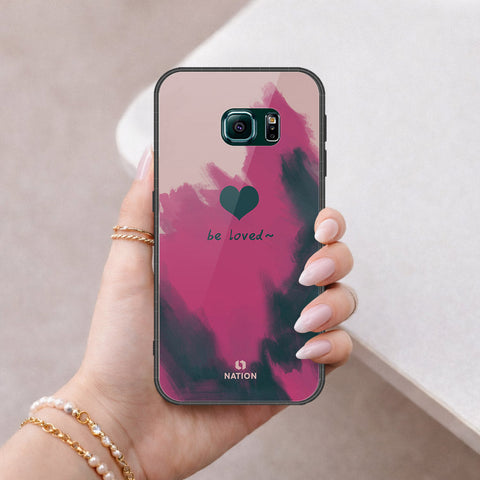 Samsung Galaxy S6 Edge Plus Cover - Onation Heart Series - HQ Ultra Shine Premium Infinity Glass Soft Silicon Borders Case