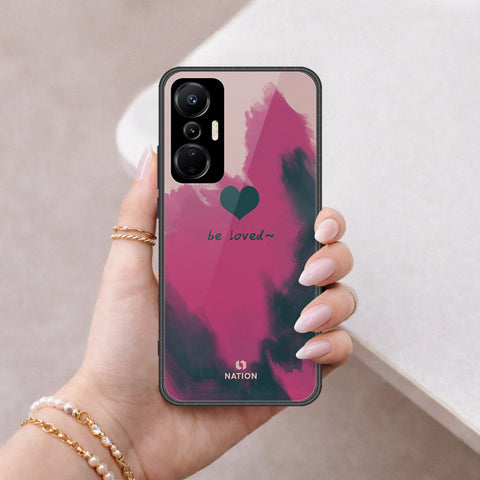 Infinix Hot 20S Cover - Onation Heart Series - HQ Ultra Shine Premium Infinity Glass Soft Silicon Borders Case