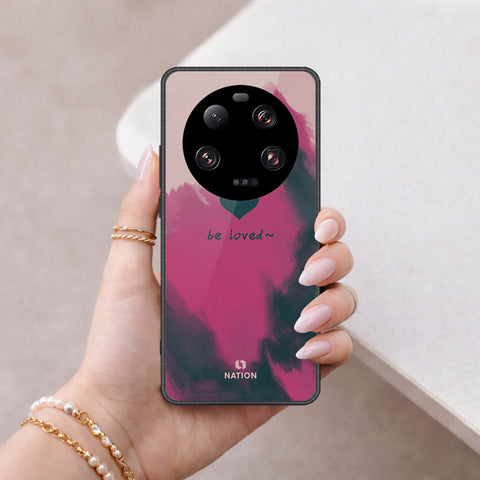 Xiaomi 13 Ultra Cover - Onation Heart Series - HQ Ultra Shine Premium Infinity Glass Soft Silicon Borders Case