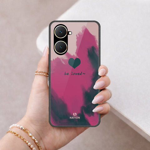 Vivo Y03 Cover - Onation Heart Series - HQ Ultra Shine Premium Infinity Glass Soft Silicon Borders Case