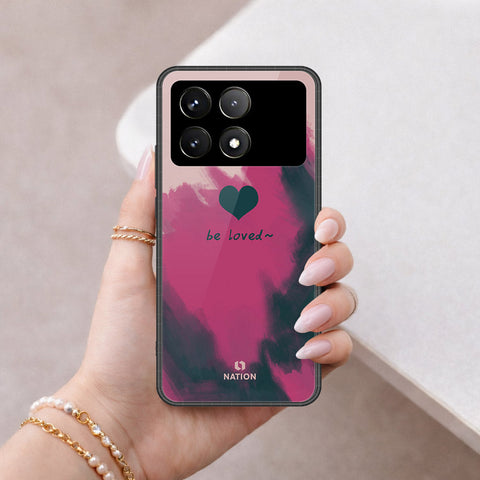 Xiaomi Poco F6 Pro Cover - Onation Heart Series - HQ Ultra Shine Premium Infinity Glass Soft Silicon Borders Case