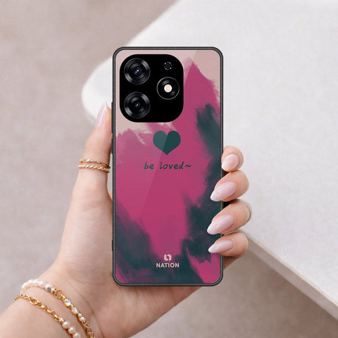 Tecno Spark 10 Pro Cover - Onation Heart Series - HQ Ultra Shine Premium Infinity Glass Soft Silicon Borders Case
