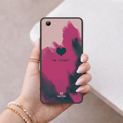 Vivo Y81 Cover - Onation Heart Series - HQ Ultra Shine Premium Infinity Glass Soft Silicon Borders Case
