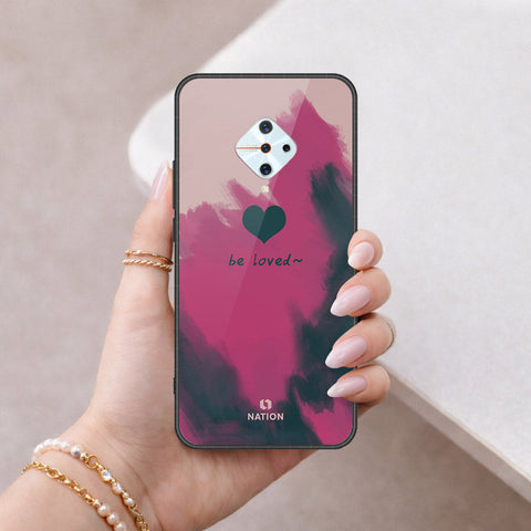 Vivo Y9s Cover - Onation Heart Series - HQ Ultra Shine Premium Infinity Glass Soft Silicon Borders Case