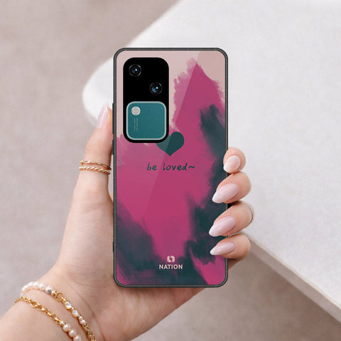Vivo S18 Cover - Onation Heart Series - HQ Ultra Shine Premium Infinity Glass Soft Silicon Borders Case