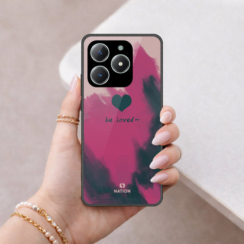 Realme C61 Cover - Onation Heart Series - HQ Ultra Shine Premium Infinity Glass Soft Silicon Borders Case