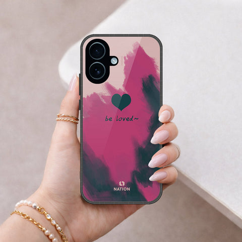 iPhone 17 - Onation Heart Series - HQ Ultra Shine Premium Infinity Glass Soft Silicon Borders Case