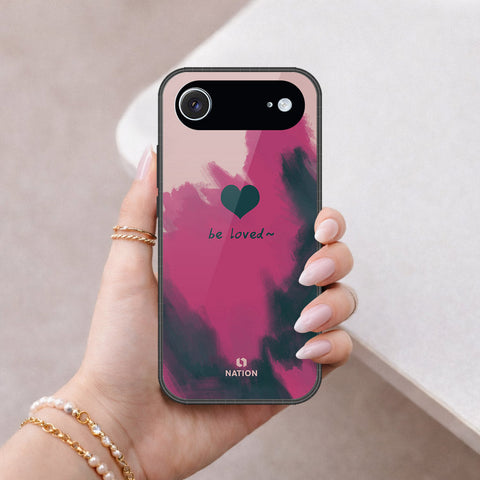 iPhone 17 Air - Onation Heart Series - HQ Ultra Shine Premium Infinity Glass Soft Silicon Borders Case