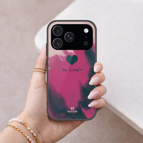iPhone 18 Pro Max - Onation Heart Series - HQ Ultra Shine Premium Infinity Glass Soft Silicon Borders Case