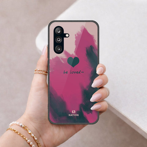 Samsung Galaxy A57 Cover - Onation Heart Series - HQ Ultra Shine Premium Infinity Glass Soft Silicon Borders Case