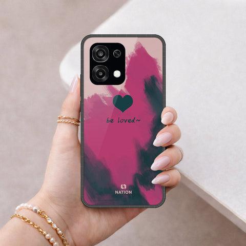 Oppo A6 Pro 4G Cover - Onation Heart Series - HQ Ultra Shine Premium Infinity Glass Soft Silicon Borders Case
