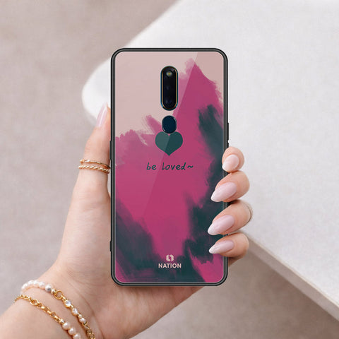 Oppo R19 Cover - Onation Heart Series - HQ Ultra Shine Premium Infinity Glass Soft Silicon Borders Case